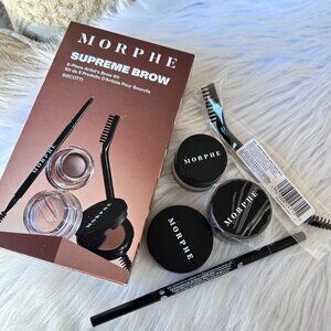 New MORPHE Supreme 5-PC Artist Brow Kit~Biscotti~Pencil/Powder/Wax/Cream/Brush